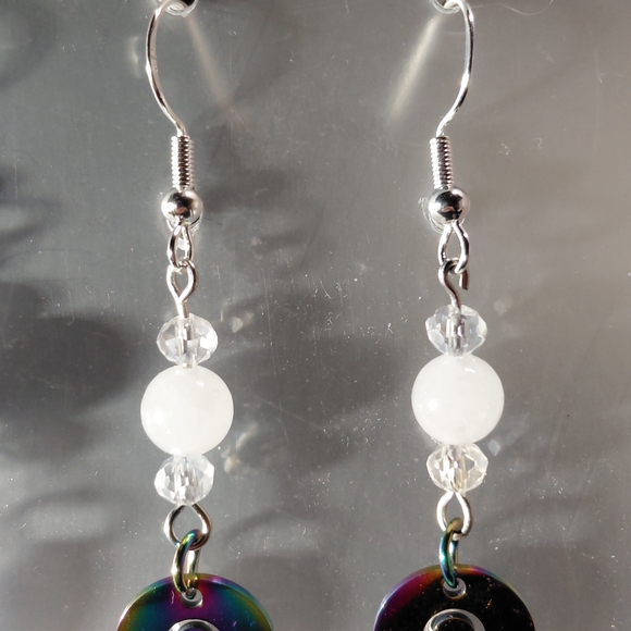 Zodiac Sign With Corresponding Element Color Drop Earrings 925 Hypoallergenic - Picture 5 of 5